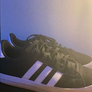 Black and white adidas